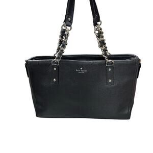 Kate Spade Cobble Hill Andee Leather Satchel Tote Bag Black